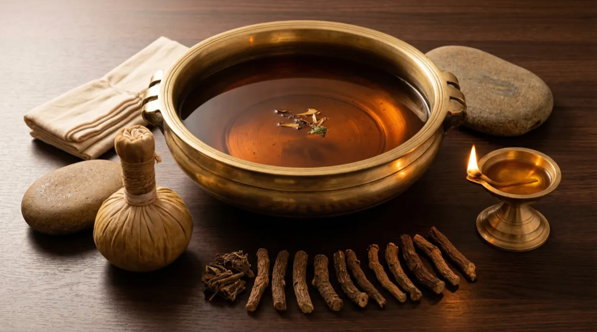 Person holding lower back in pain at dawn