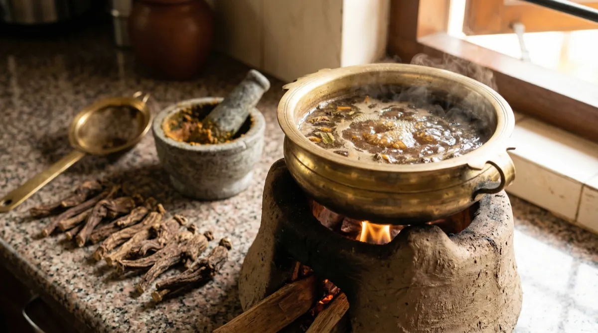 Person with pain points being soothed by warm golden light