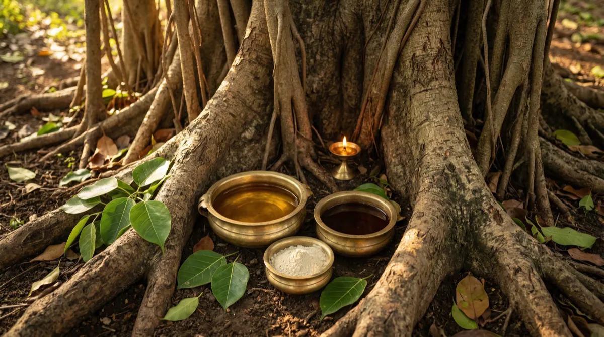 Cracked foundation being repaired vs healthy tree with deep roots